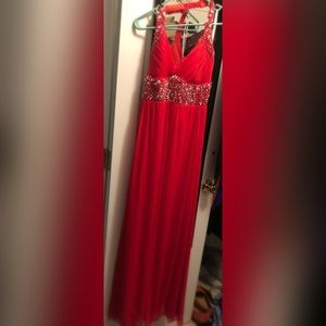 Red B. Darlin evening gown